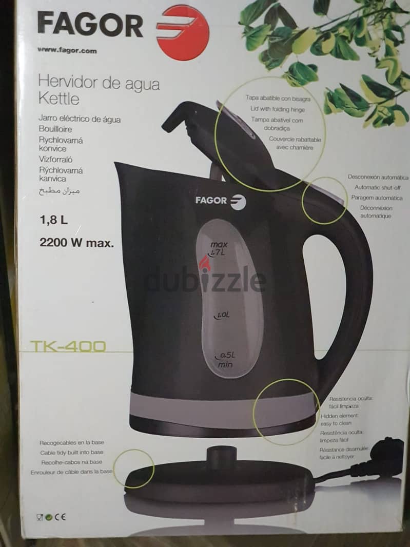 Fagor Water Kettle 2