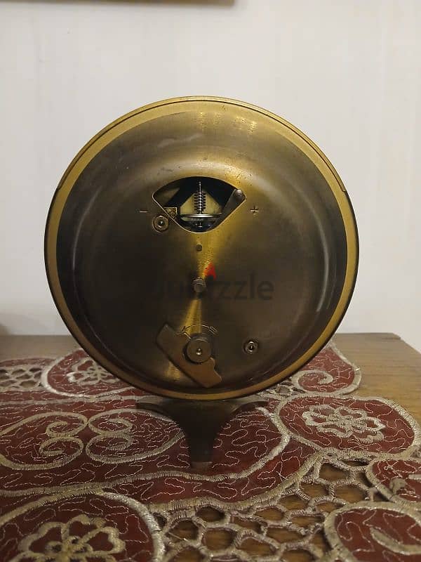 antique german table clock Hermle, made from Bronze 3