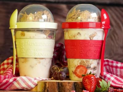 breakfast on the go cups