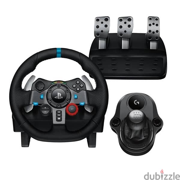 Logitech G29 Steering wheel and Pedals + Gear shift 2