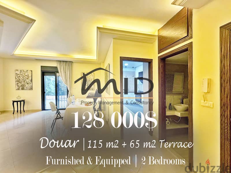 Douar | Signature Furnished/Decorated 115m² + 65m² Terrace | 3 Parking 1