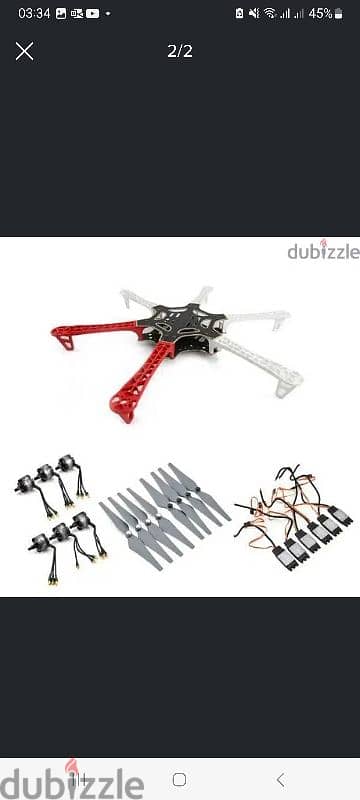 dji f550 flame wheel arf kit drone 1