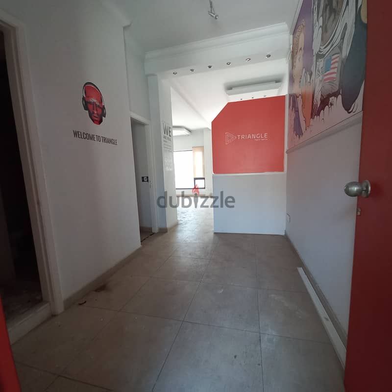 Office with 2 parking for rent in Zalka مكتب في الزلقا مع موقفين 5