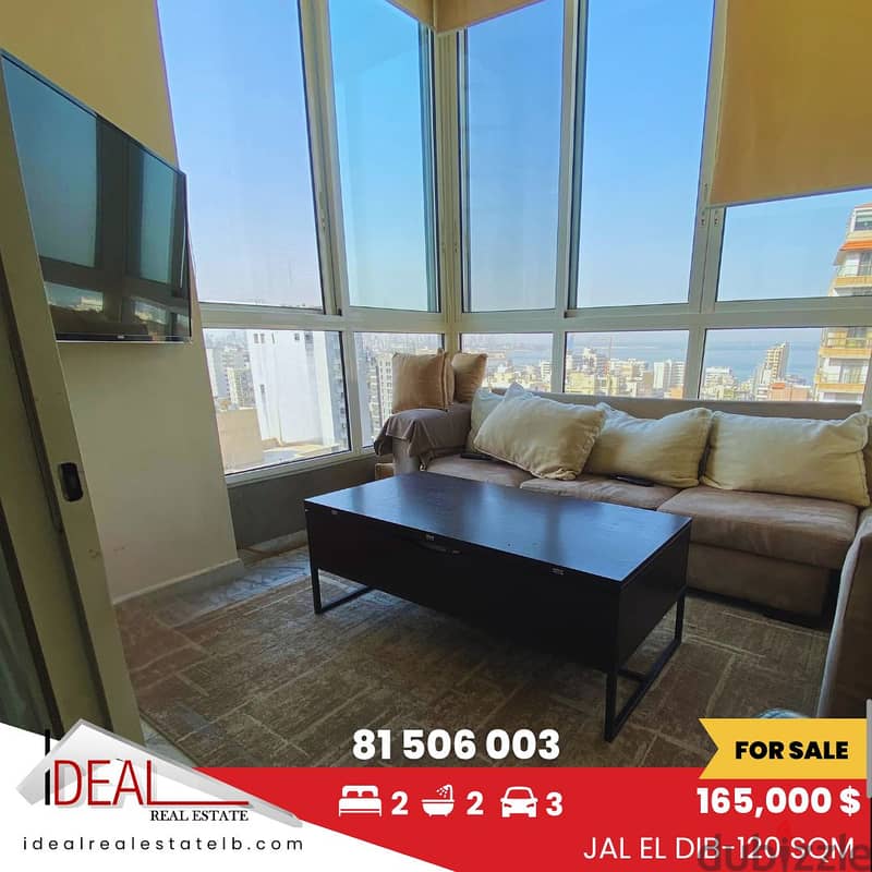 120 sqm Apartment for sale in Jal El Dib REF#EJ404 0