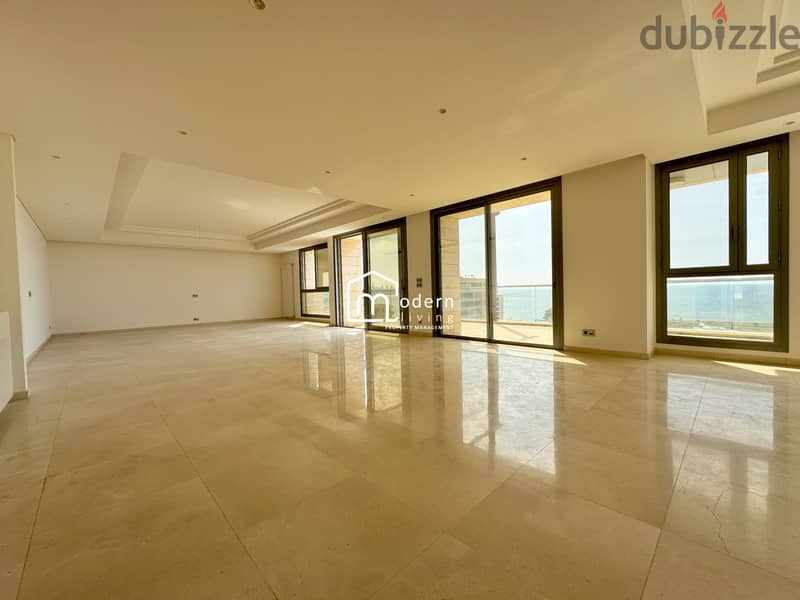 Sea view Apartment with Rooftop for Sale in Waterfront, Dbayeh 1