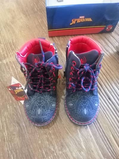 Spiderman boots for baby boy