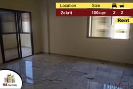 Zekrit 100m2 | Rent | Quiet Area | Well Maintained | PA/EL | 0