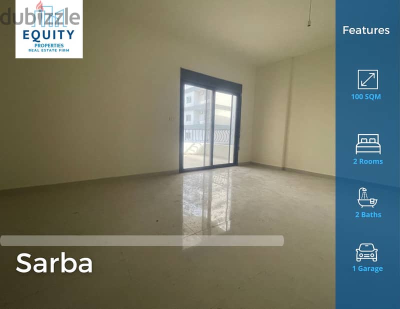 100 SQM Apartment For Sale In Sarba شقة للبيع في صربا #RK61877 0