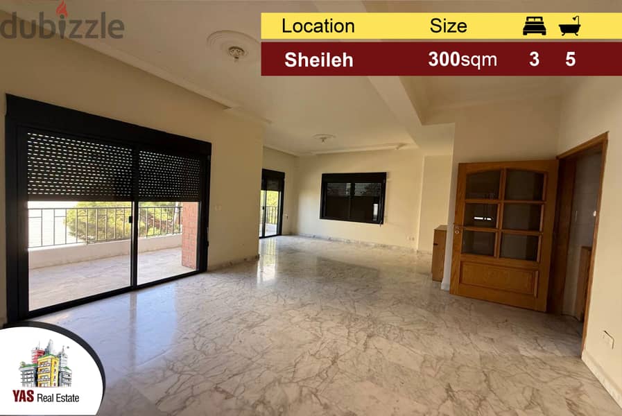 Sheileh 300m2 | Prime Location | High End | Flat | Quiet Street | AC | 0