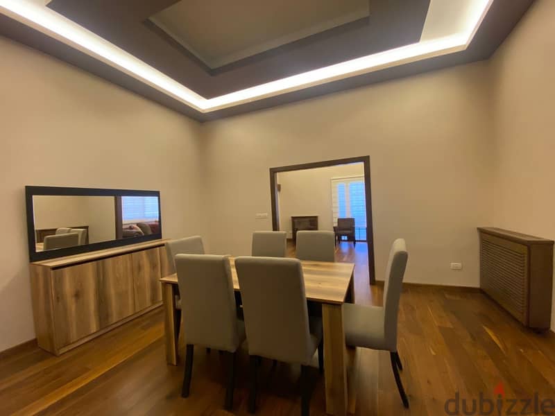 216 Sqm | Fully furnished apartment for rent in Broummana 7