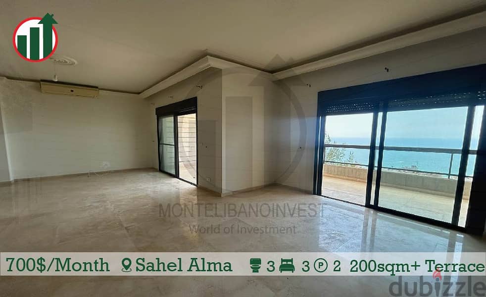 Open sea view Apartment for rent in sahel Alma!! 12