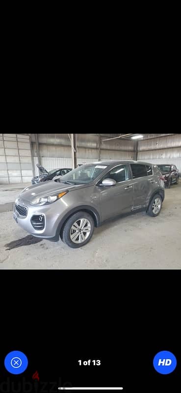 Kia Sportage 2017 AWD, full options, مجمرك خالص  81/882165