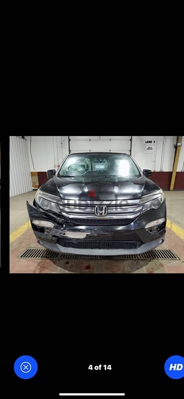 Honda Pilot 2016 EXL AWD, مجمرك خالص 81/882165 4