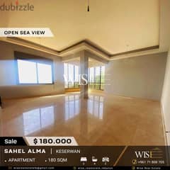  180 SQM apartment for SALE in Sahel Alma! 0