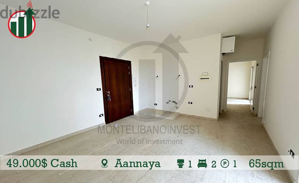 Apartment for sale in Aannaya for only 49,000$!! 1