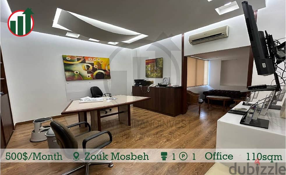 Furnished Office For rent in Adonis!! 5