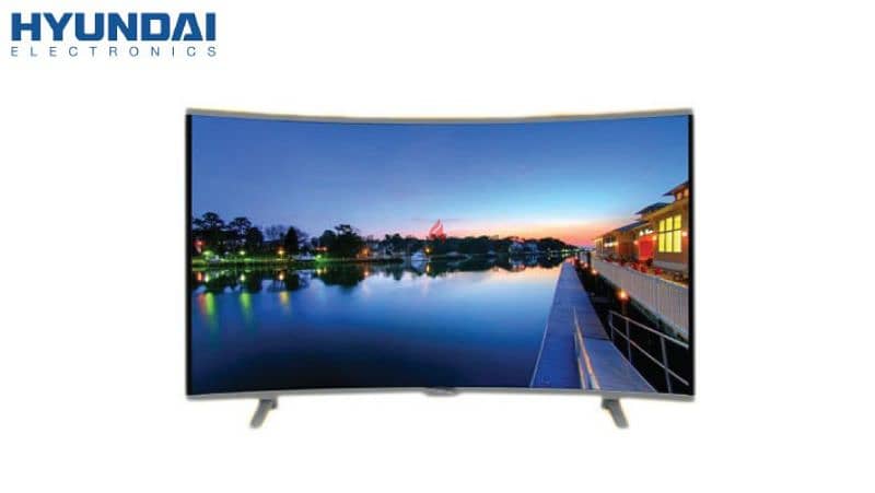 Hyundai LED 50" Ultra HD Smart Curved TV. 0