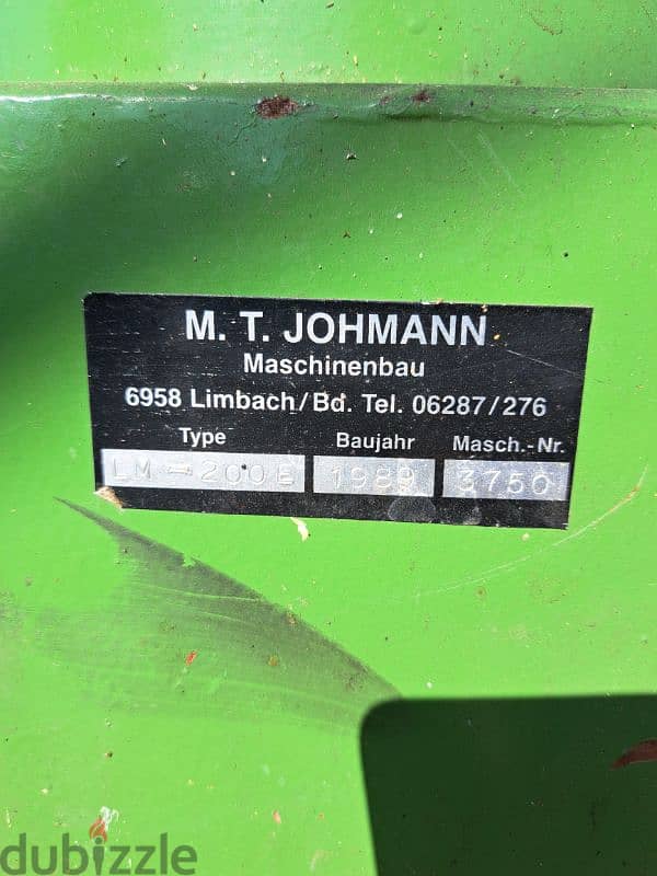 Johmann wood shredder 2