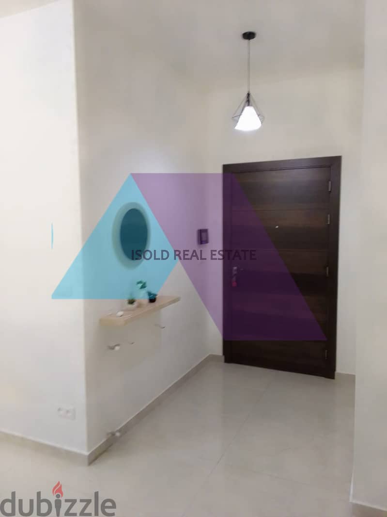 Newly Furnished 100 m2 apartment with 60 m2 Terrace for sale in Bsalim 3