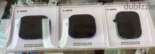 K-Doo Protective Case stylish Creative Crash Guard Rainbow AirPods 2/ 0