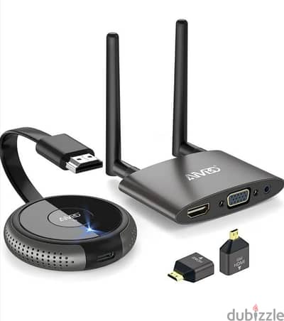 AIMIBO5G wireless HDMI transmitter and receiver.