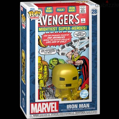 Iron Man Funko Marvel Comic Cover