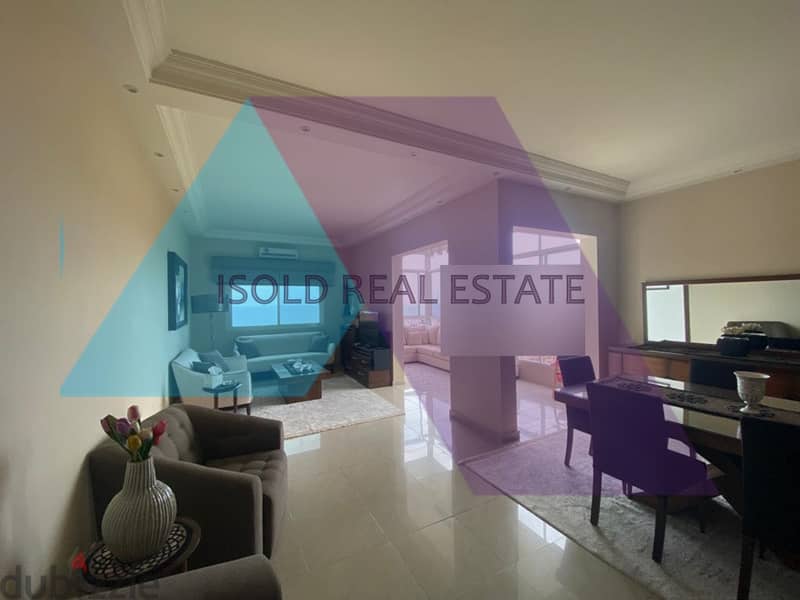 Decorated&Furnished 177 m2 apartment+Open sea viewfor sale in Batroun 1