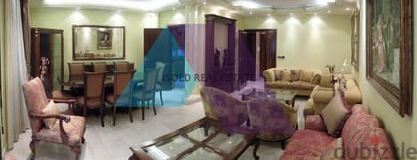 Furnished 180 m2 apartment+ Open sea view for rent in  Mansourieh 0