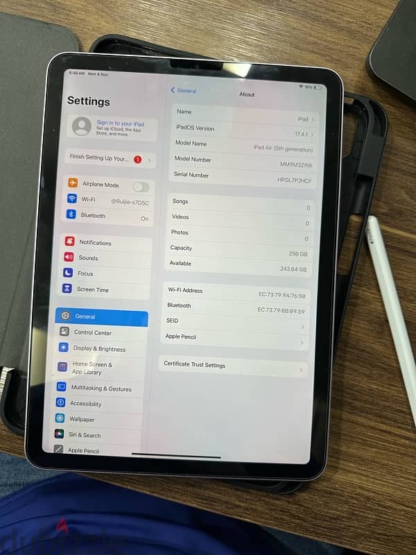 ipad air 5 256gb 1