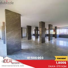 270 sqm Showroom for rent in Zalka REF#EJ405 0