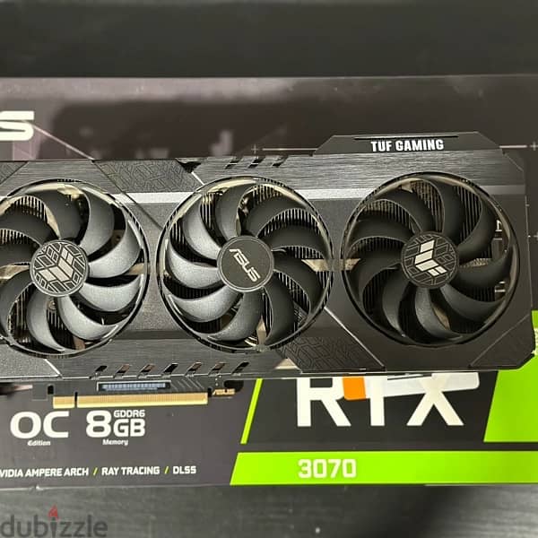 ASUS TUF Gaming GeForce RTX 3070 OC Edition 8GB vga 0