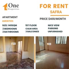 APARTMENT FOR YEARLY RENT IN SAFRA 0