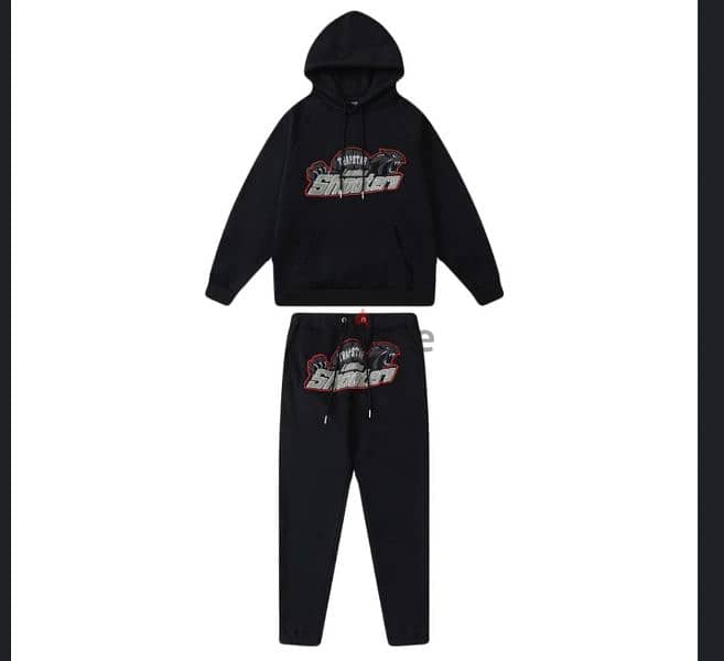 Trapstar fleece hoodie and pants set 1