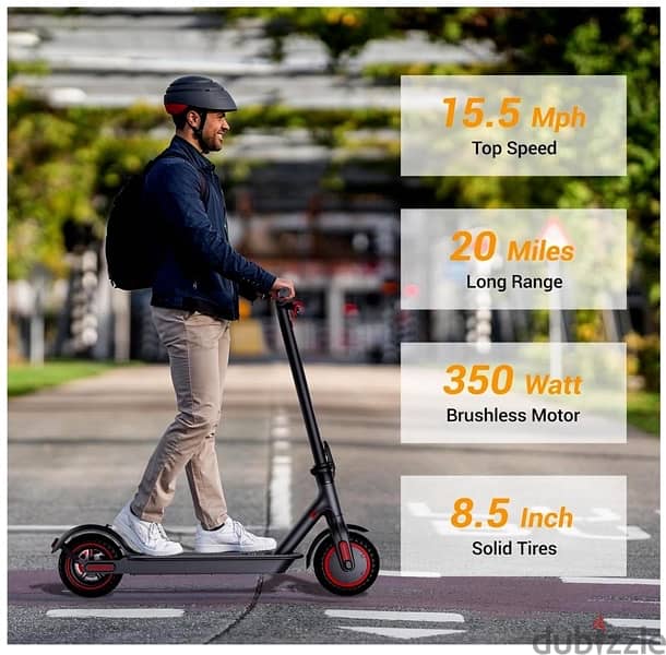 Electric Scooter Adults Teens 35Km/h Peak Motor with APP Control 1