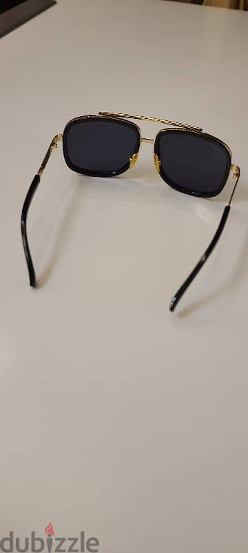 Dollger Gold Frame Square Aviator Sunglasses 6