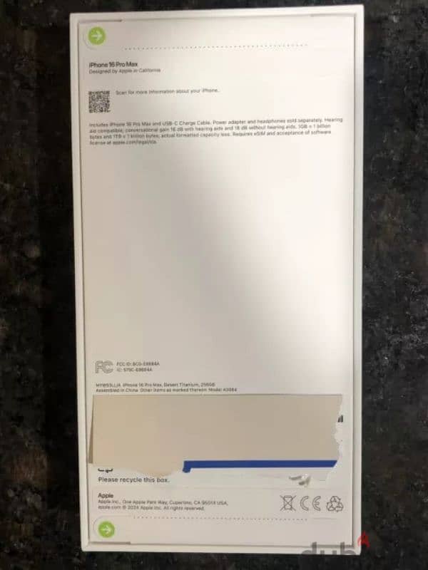 Apple iPhone 16 Pro Max - 256 GB - Desert Titanium (Unlocked) New 1