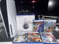 PlayStation 5 PS5 Disc Version Console + 2 controller and 10 games 0