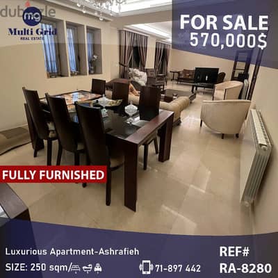 RA-8280 / Apatment for Sale in Achrafieh , شقة للبيع في الأشرفية