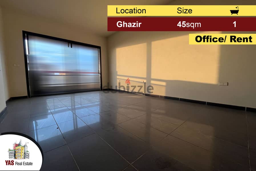 Ghazir 45m2 | Office | Luxury | Prime Location | Catch | ELO/YV | 0