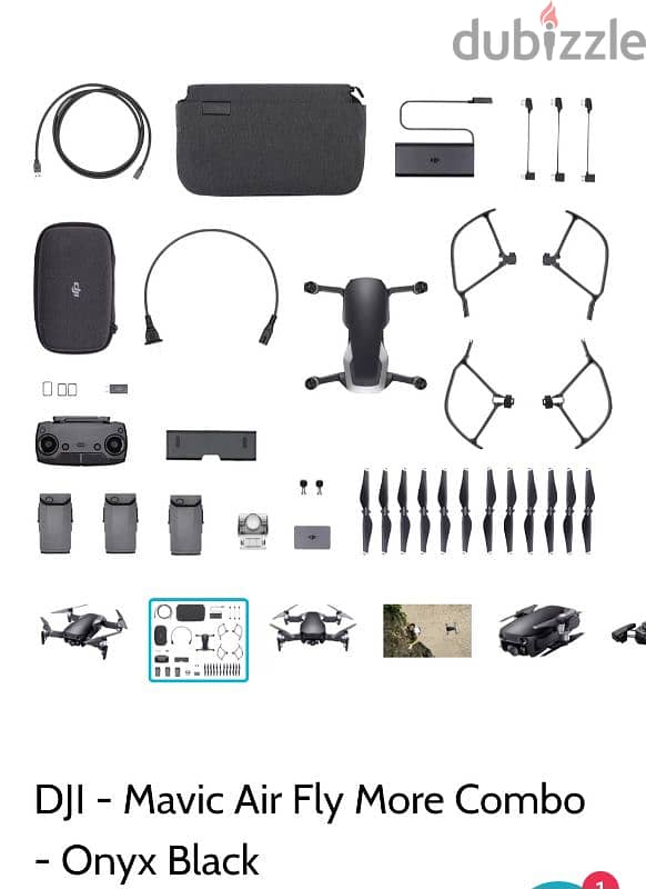 DJI Mavic Air Fly more COMBO OnyX BLack 4