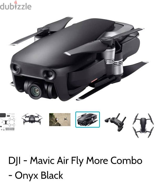 DJI Mavic Air Fly more COMBO OnyX BLack 5