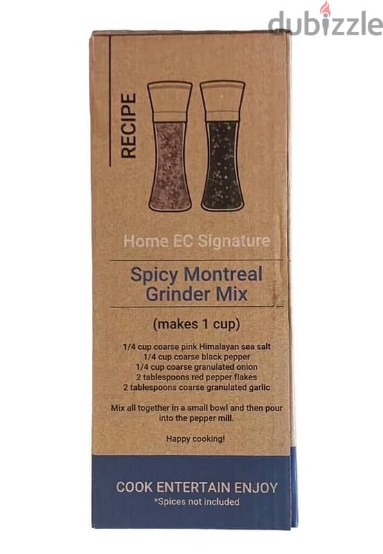 HOME EC Original Salt and Pepper Grinder Set 1