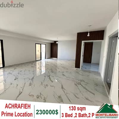 130 SQM APARTMENT FOR SALE IN ACHRAFIEH