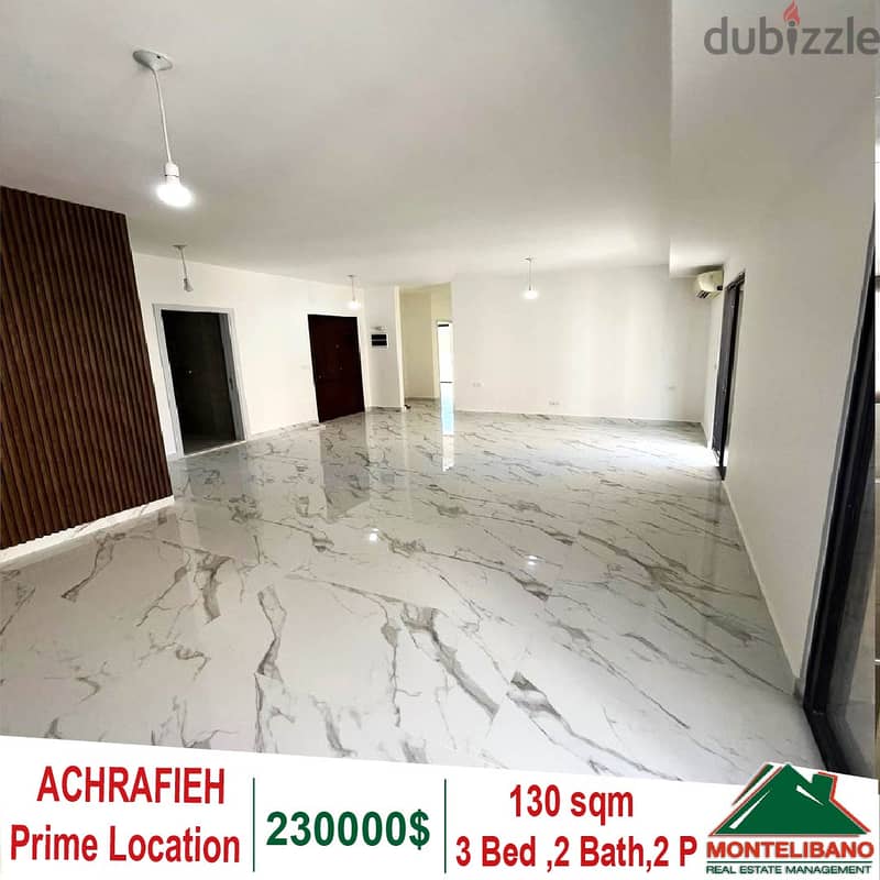 130 SQM APARTMENT FOR SALE IN ACHRAFIEH 1