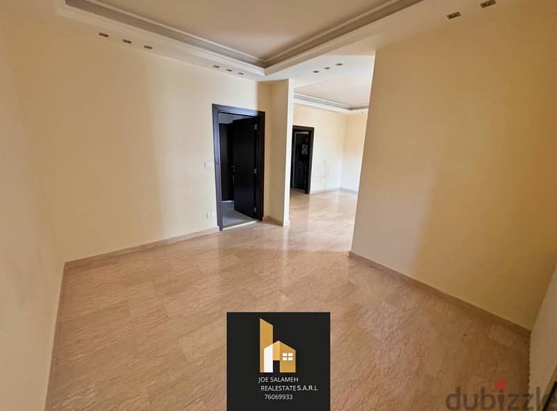 Apartment for sale in Ajaltoun 130m2 for 115,000$/شقة عجلتون 2