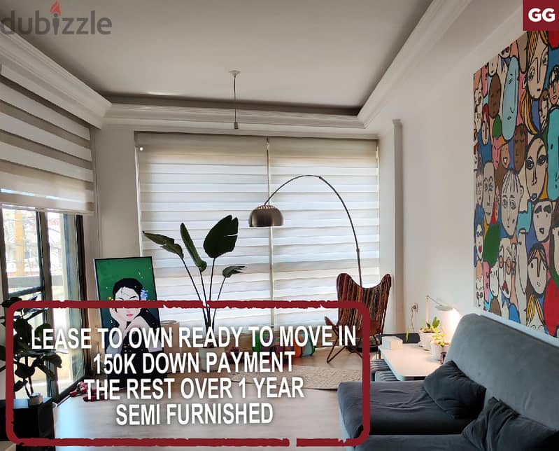 SEMI FURNISHED-baabda Brazilia /بعبدا برازيليا  REF#GG114266 0