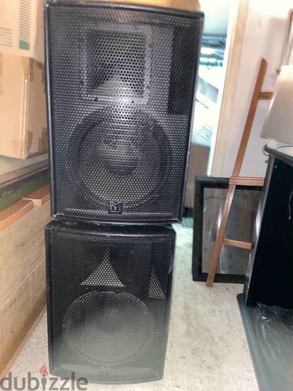 Martin Audio speakers blackline F12 x 2 1