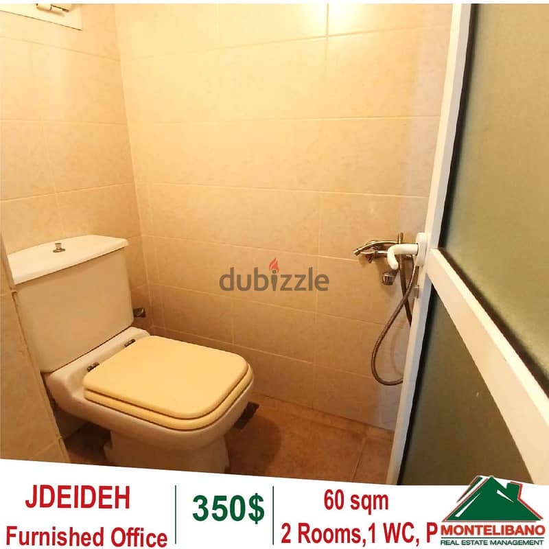 Prime Location 60 sqm Furnished Office for rent in Jdeideh !! 3