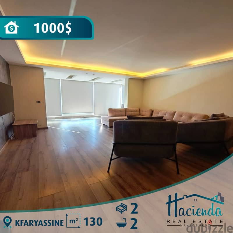 Apartment For Rent In Kfaryassine 0