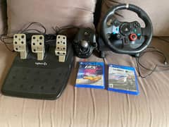 Logitech g29 +shifter+cd need for speed heat and WRC7 0